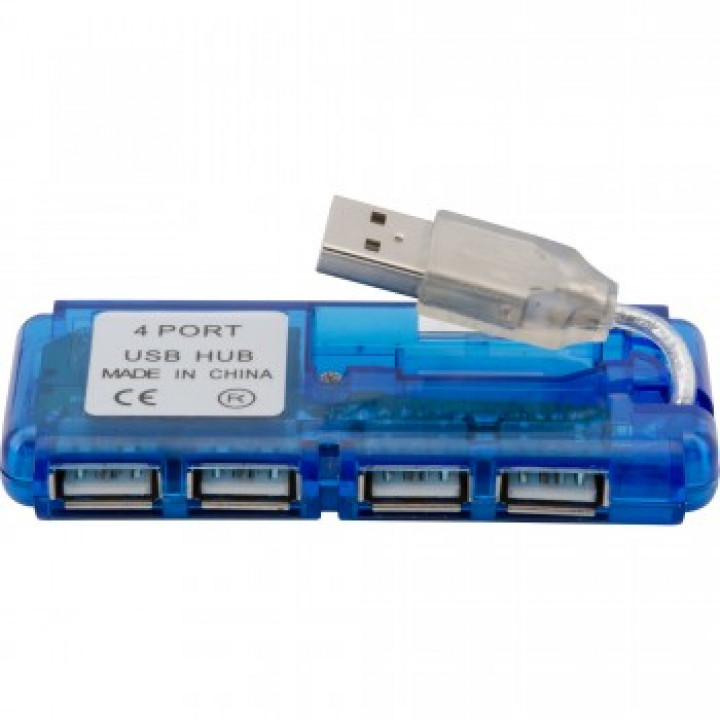 HUB USB 2.0 4 PORTAS AZUL HBU402 51923 - FORTREK