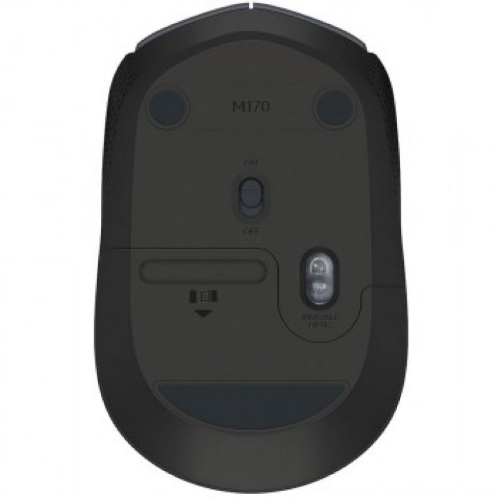 Mouse Sem Fio Logitech M170, 2.4GHz, Vermelho - 910-004941