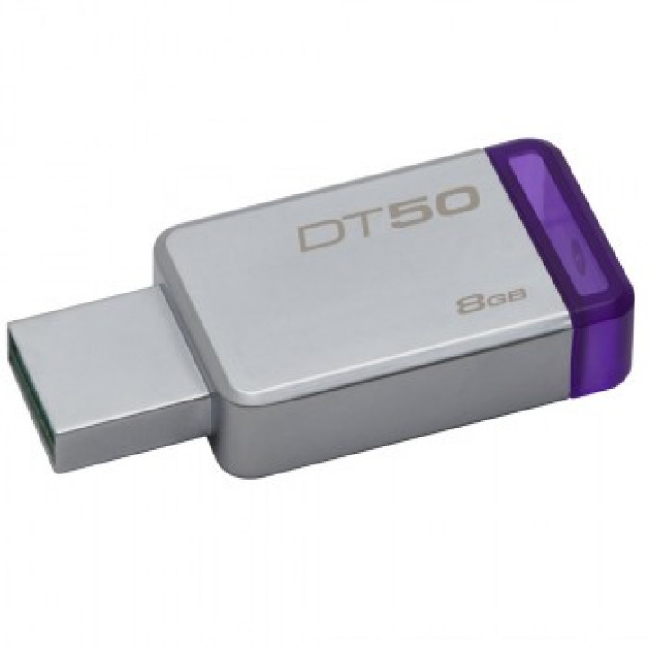 Pen Drive Kingston 8GB DataTraveler, USB 3.1, Roxo - DT50/8GB