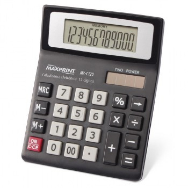 CALCULADORA DE MESA MX-C120 754594 PRETA - MAXPRINT