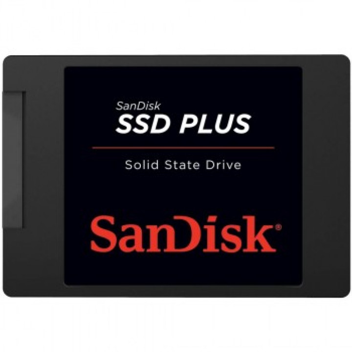 SSD Sandisk Plus, 240GB, 2.5" SATA 6GB/s, Leitura 530MB/s, Gravação 440MB/s - SDSSDA-240G-G26