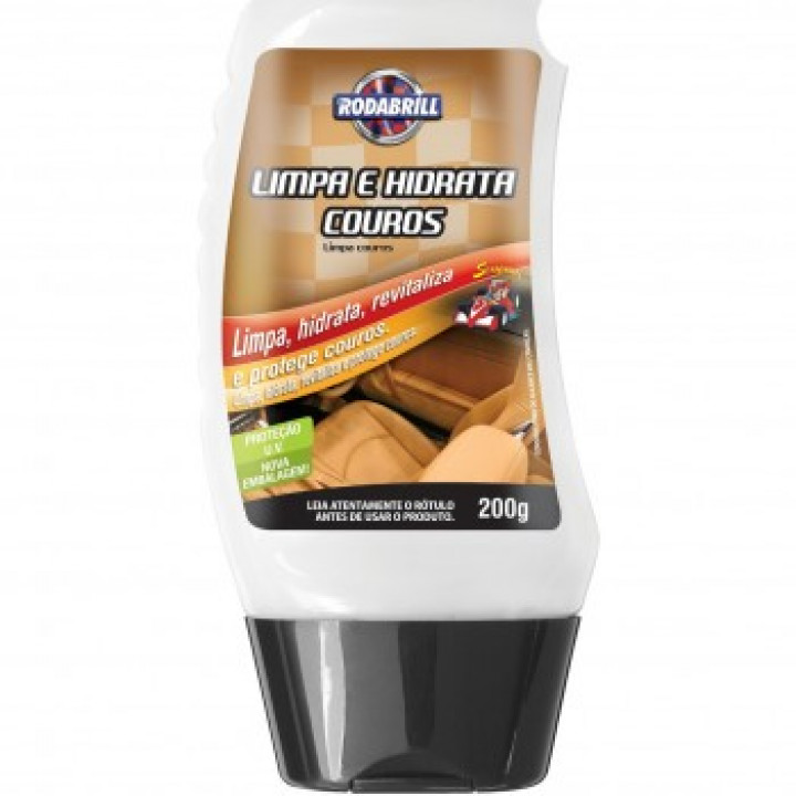 Limpa, Hidrata, Revitaliza e Protege Couros, 200G - Rodabrill