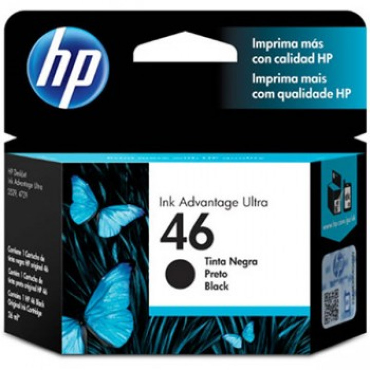 Cartucho HP 46 Preto - CZ637AL