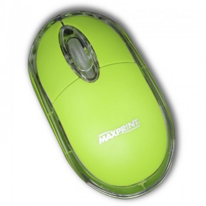 Mouse Maxprint, USB, Verde - 6012034