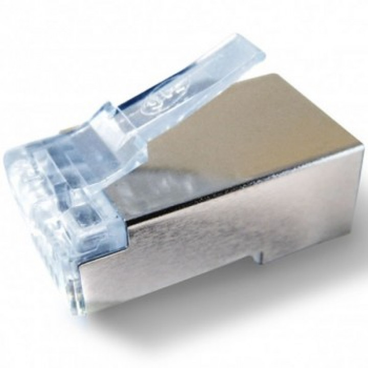 CONECTOR RJ45 CAT6 8 VIAS BLINDADO UNIDADE 34308 - HITTO