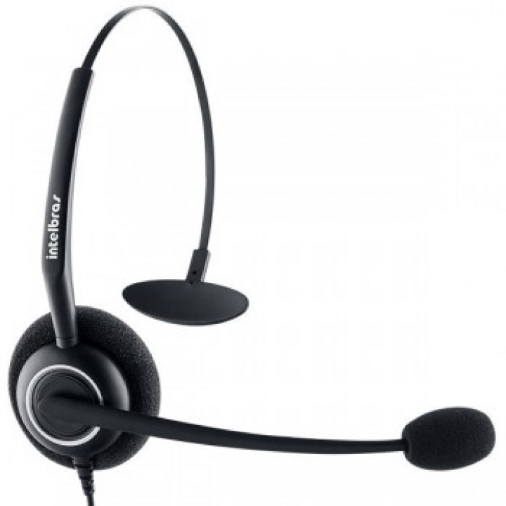 Fone Operador Headset Intelbras, Preto - CHS-55