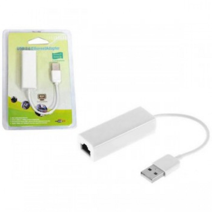 Cabo Conversor USB 2.0 Para RJ45 20cm Branco CB0124 AD-04 - CB0124LT