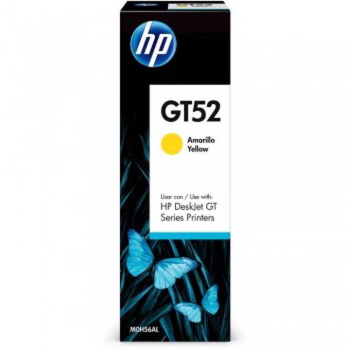 Refil de Tinta HP GT52 Amarelo - M0H56AL