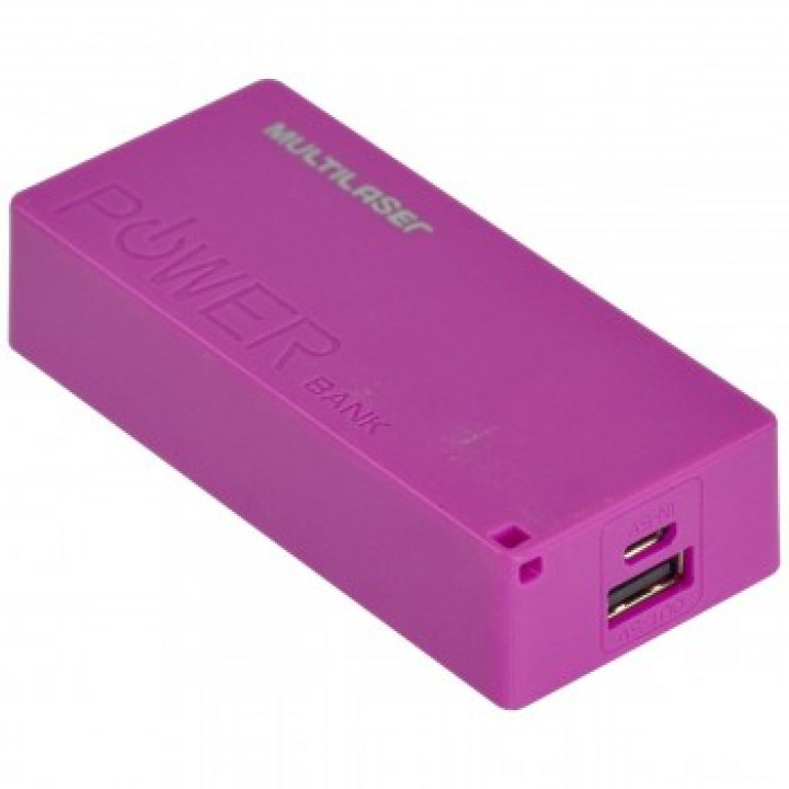 CARREGADOR POWER BANK 4000MAH CABO MICRO USB INCLUSO CB097 - MULTILASER