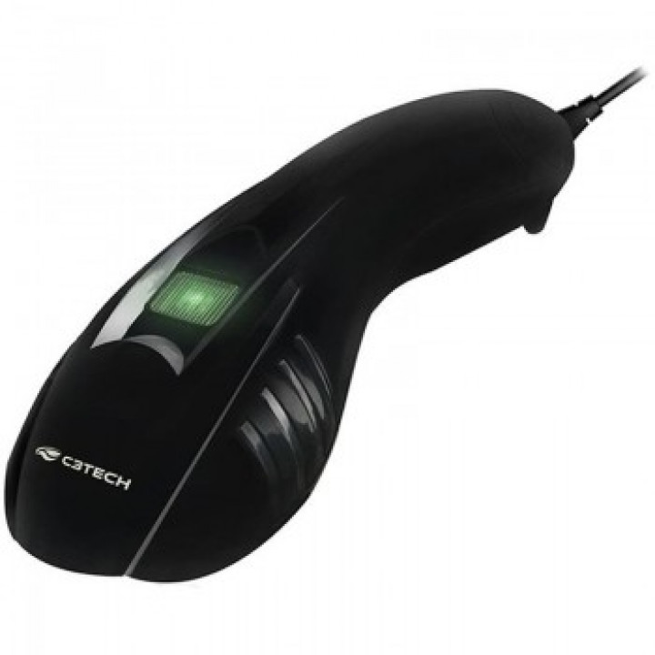 LEITOR DE CÓDIGO DE BARRAS LASER LB-60BK - C3 TECH