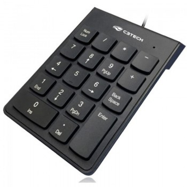 TECLADO NUMÉRICO USB KN-10BK PRETO - C3 TECH