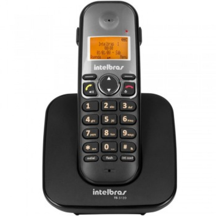 TELEFONE SEM FIO INTELBRAS DIGITAL PRETO - TS5120