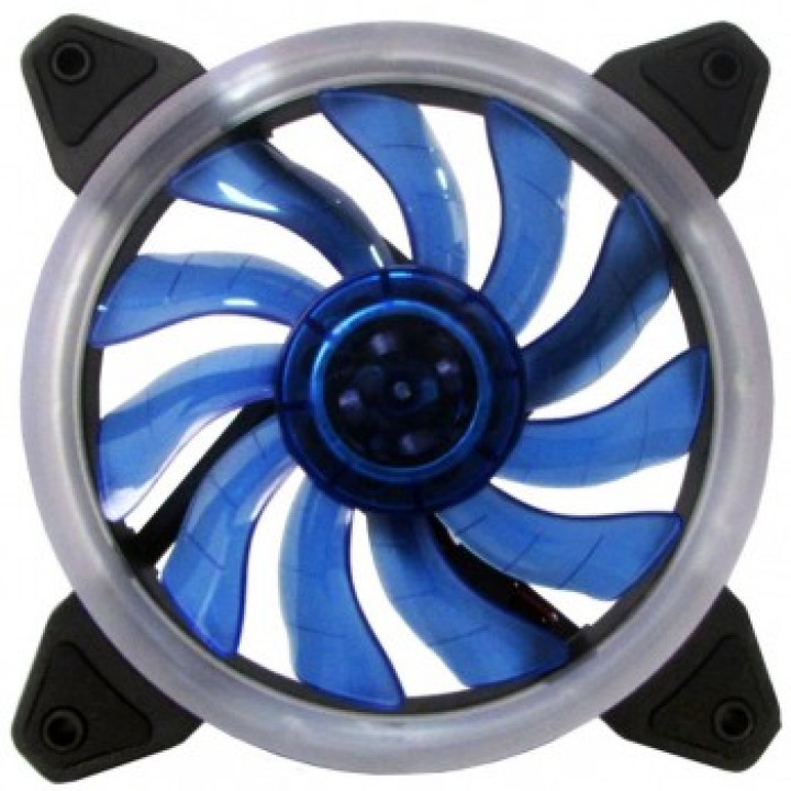 Cooler FAN Bluecase Ring BFR-05B, 120mm, LED Azul - BFR05BCASE