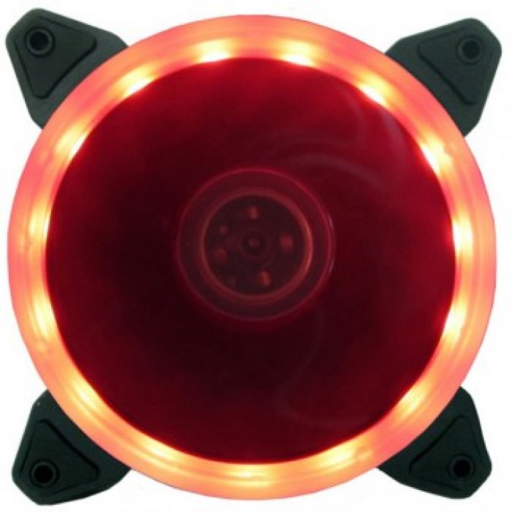 Cooler FAN Bluecase Ring BFR-05R, 120mm, LED Vermelho - BFR-05R