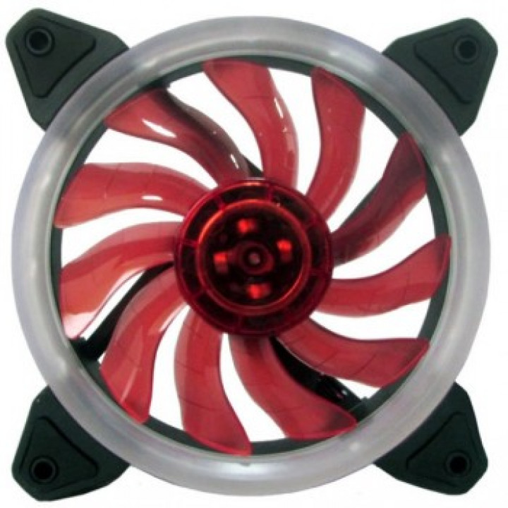 Cooler FAN Bluecase Ring BFR-05R, 120mm, LED Vermelho - BFR-05R