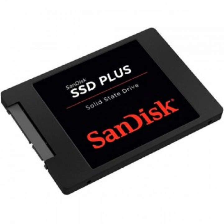 SSD Sandisk, 120GB, Plus 2.5" SATA 6GB/s, Leitura 530MB/s, Gravação 400MB/s - SDSSDA-120G-G27