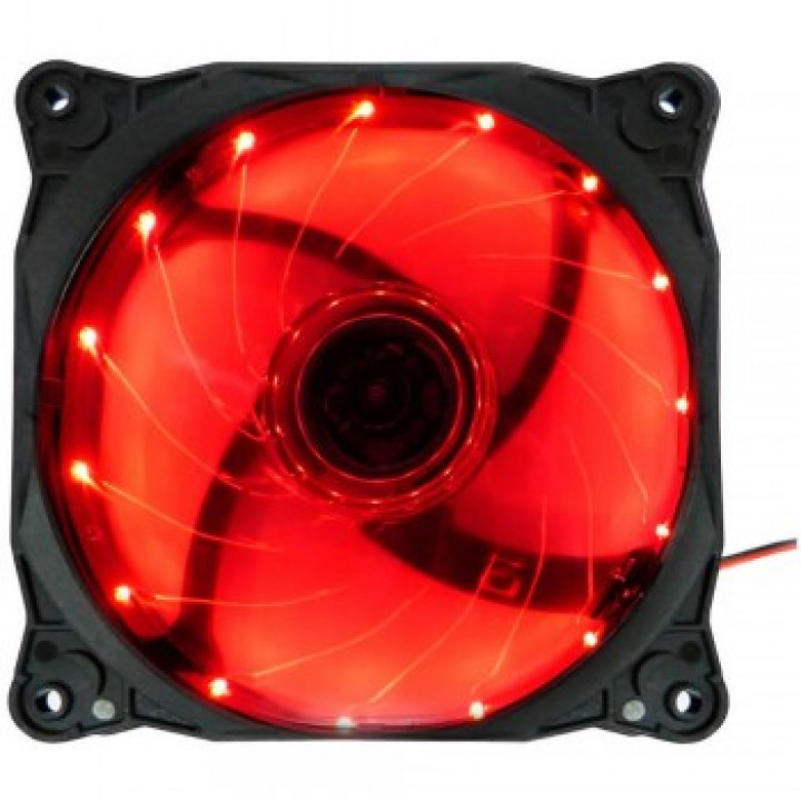 COOLER PARA GABINETE 12CM FAN COM LED VERMELHO EW1512E -  G-FIRE