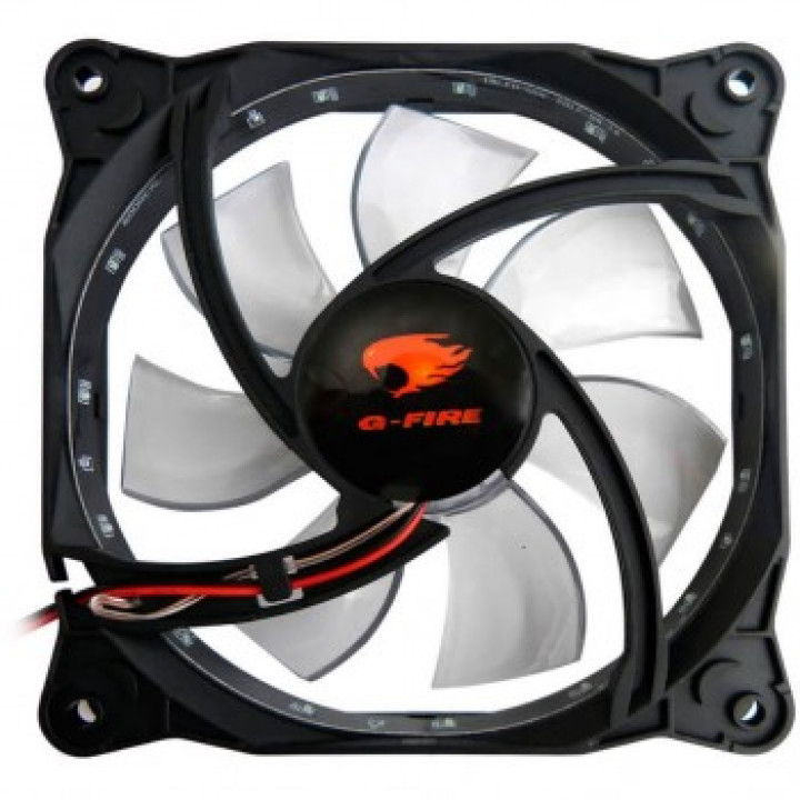 COOLER PARA GABINETE 12CM FAN COM LED VERMELHO EW1512E -  G-FIRE