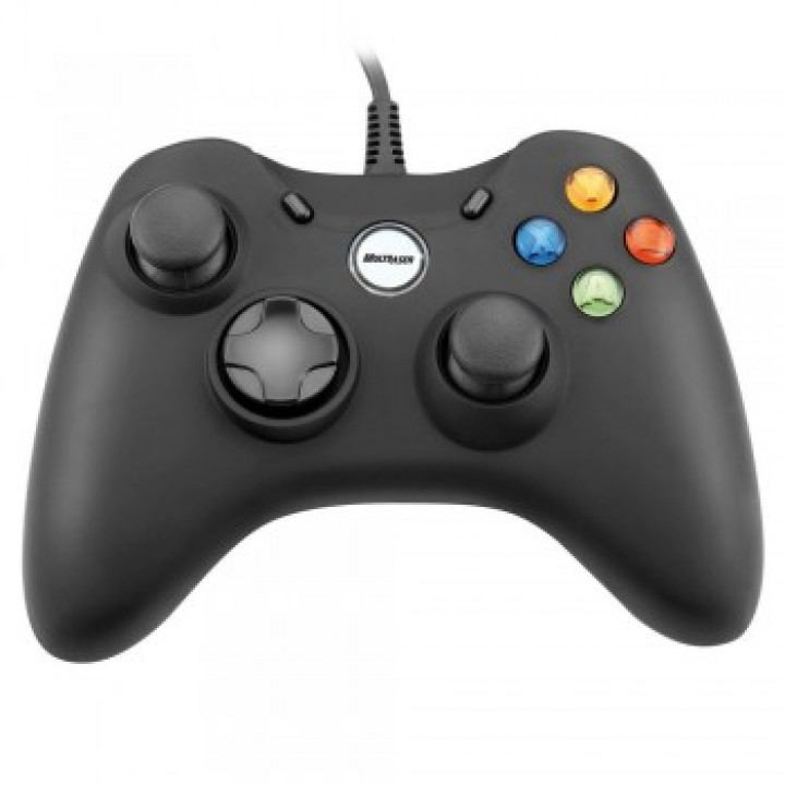 JOYSTICK USB PARA PC E XBOX 360 DUAL SHOCK XPAD COM FIO PRETO JS063 - MULTILASER