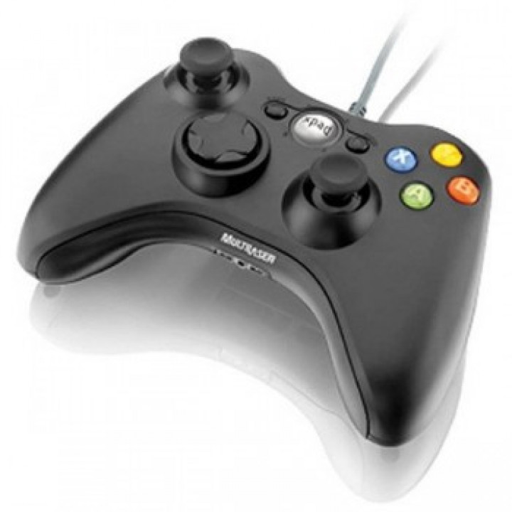 JOYSTICK USB PARA PC E XBOX 360 DUAL SHOCK XPAD COM FIO PRETO JS063 - MULTILASER