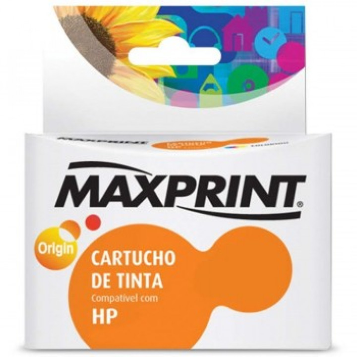 CARTUCHO 664XL PRETO COMPATIVEL HP BLKG F6V31AB - MAXPRINT