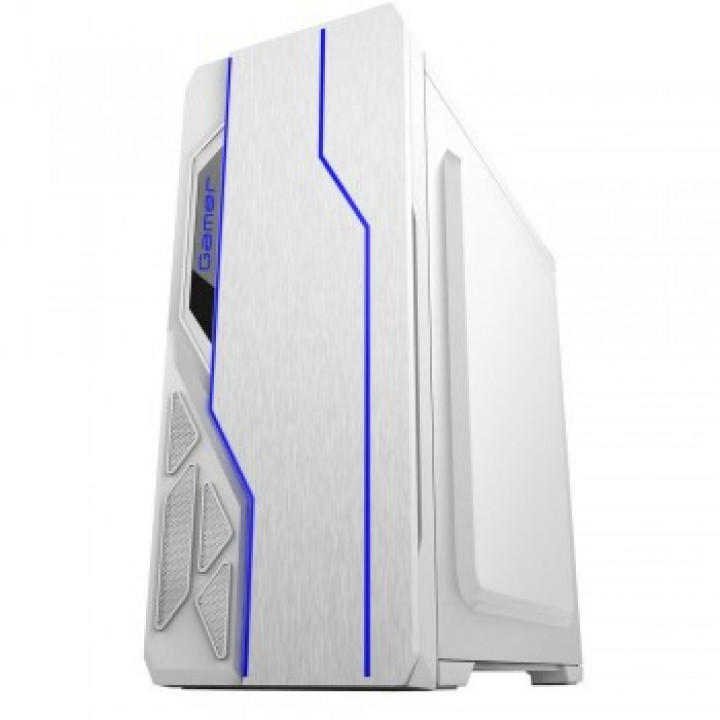 Gabinete Gamer Bluecase, USB 3.0, Branco, Sem Fonte - BG-009