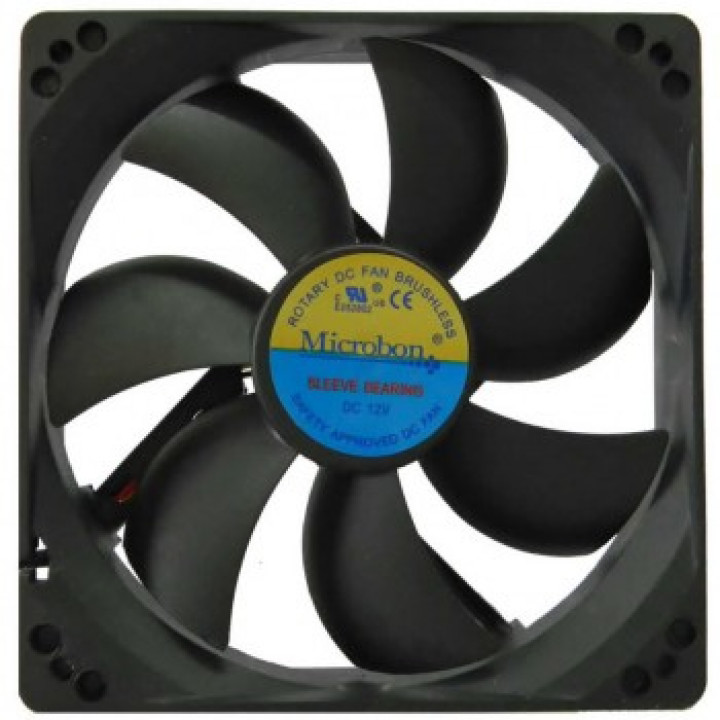 COOLER PARA GABINETE 6CM PRETO FD06025 - MICROBON