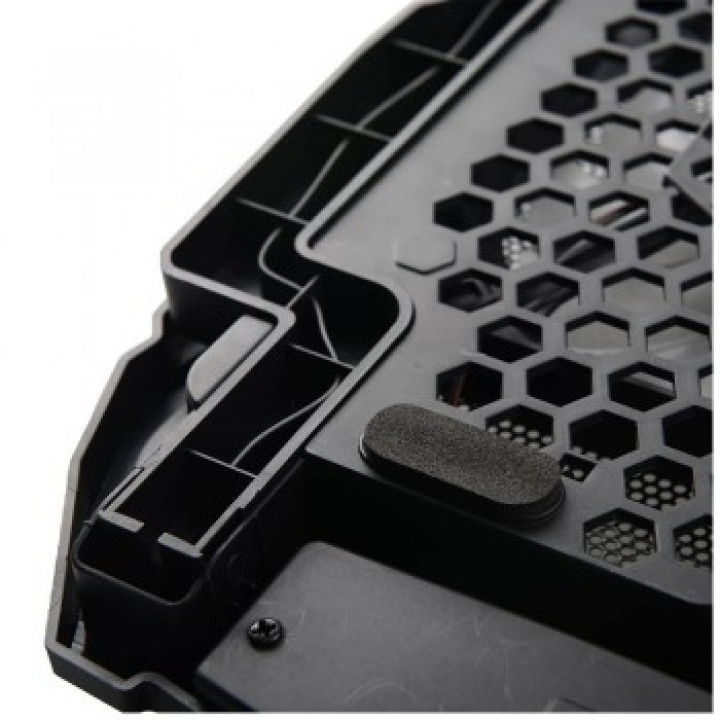 Base Para Notebook C3Tech 17" Com Cooler, LED Azul, Preto - NBC-100BK