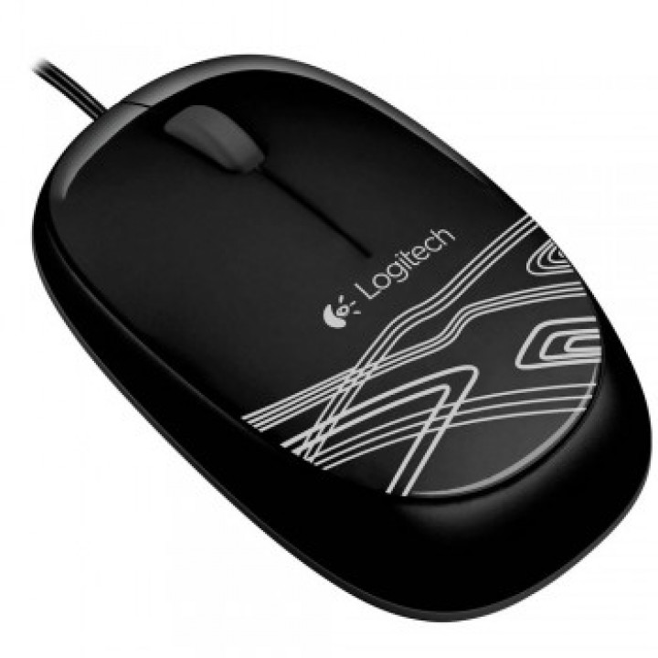 Mouse Logitech M105, 3 Botões, 1000DPI, Preto - 910-002958