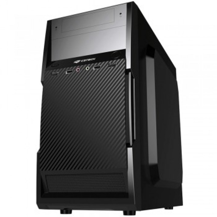 GABINETE 1 BAIA COM FONTE 200W MT-25BK PRETO - C3 TECH