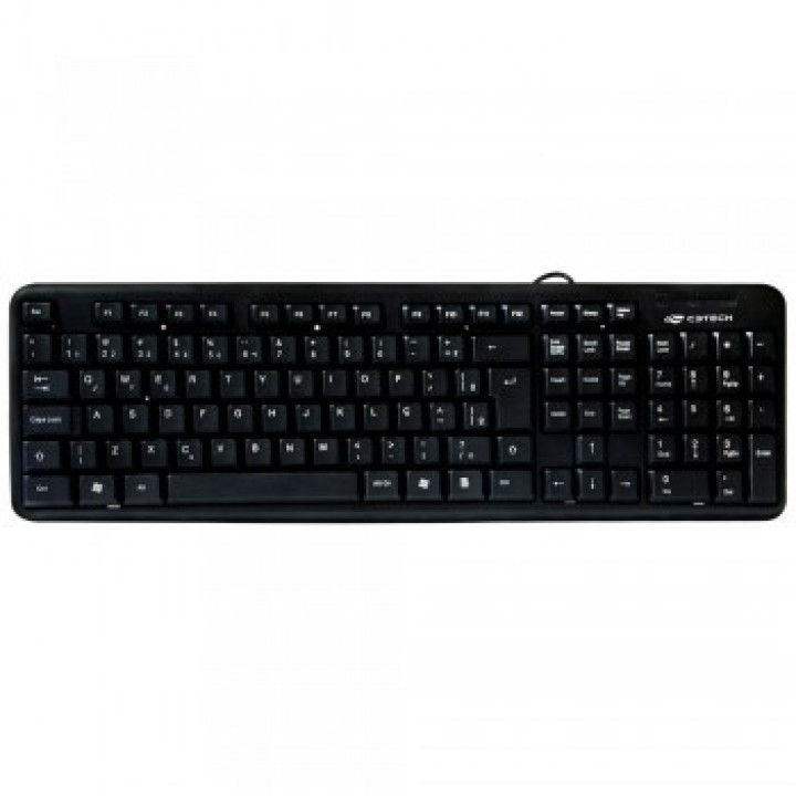 Teclado C3Tech, USB, Preto - KB-11BKV2