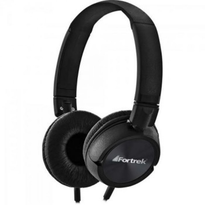 Fone de Ouvido com Microfone Fortrek, Preto - HMF-501BK