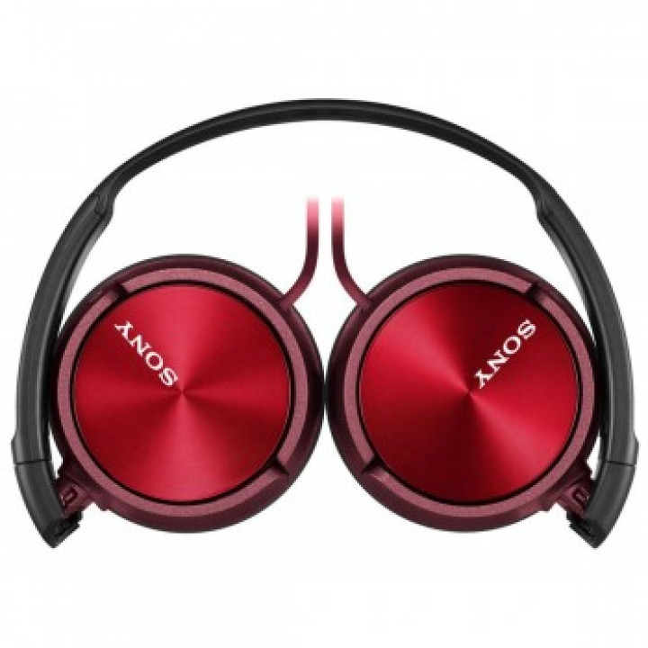 Fone de Ouvido com Microfone Sony, Preto e Vermelho - MDR-ZX310AP