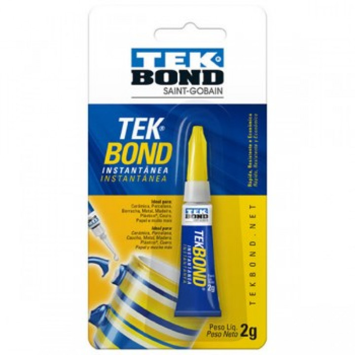 Cola Instantânea Tekbond, Super Cola, 2G, UND - TKI9105