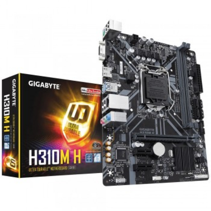 Placa Mãe Gigabyte H310M H, Intel LGA 1151, DDR4, USB 3.0, VGA HDMI