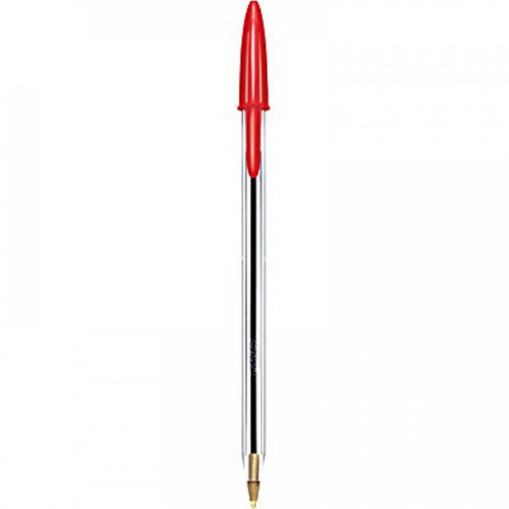 CANETA ESFEROGRAFICA UND DURA+ CRISTAL PONTA M 1.0MM VERMELHA - BIC