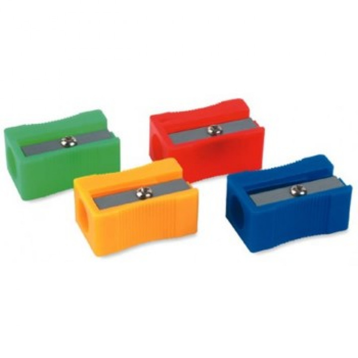 APONTADOR DE LAPIS SIMPLES UND DIVERSAS CORES SU641 REF: 602714 - TRIS