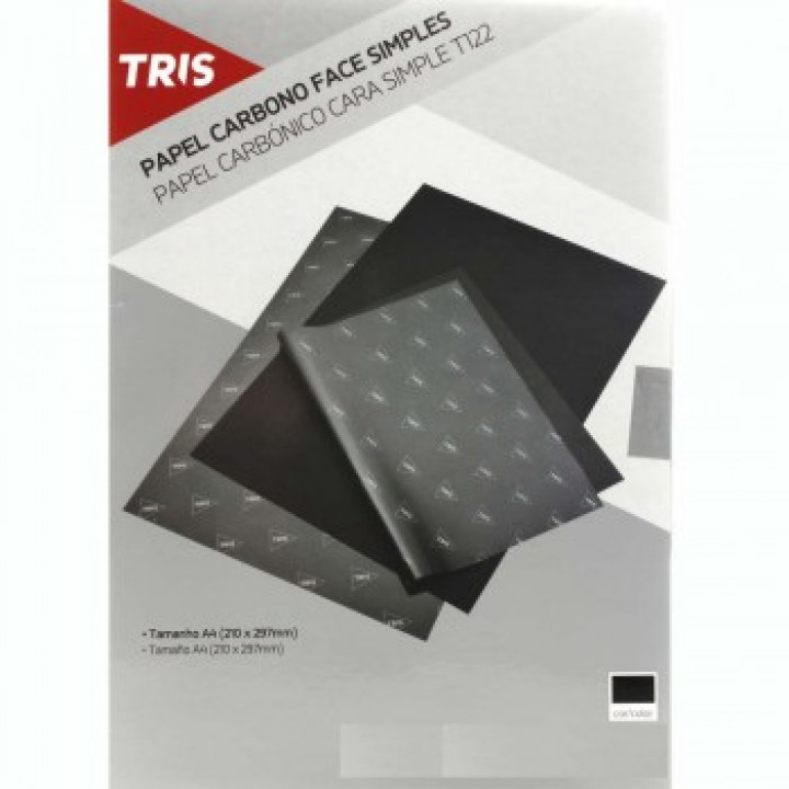 PAPEL CARBONO FACE SIMPLES UND T122 REF: 667959 - TRIS