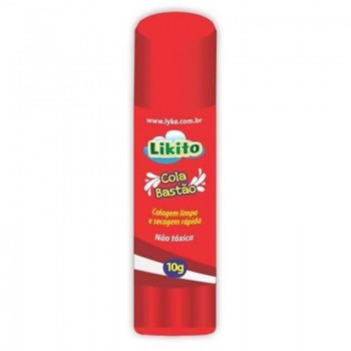 COLA BASTÃO 10G UND COLAGEM LIMPA E SECAGEM RAPIDA REF: LE102-940 - LIKITO