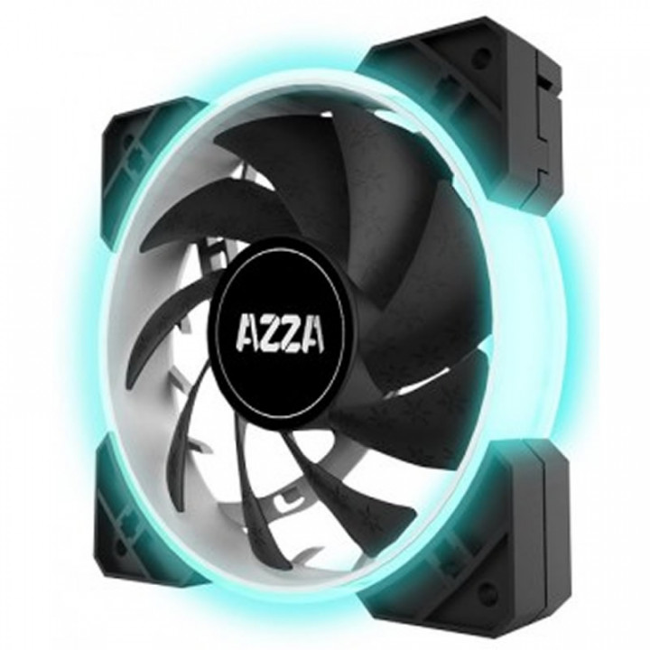 Cooler FAN Azza, 12cm, LED Vermelho - FFAZ-12RGB-012
