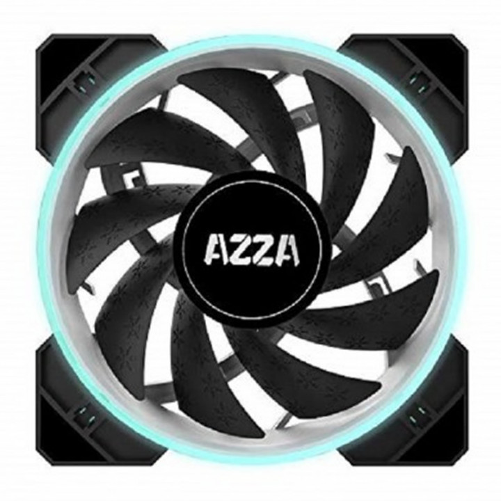 Cooler FAN Azza, 12cm, LED Vermelho - FFAZ-12RGB-012