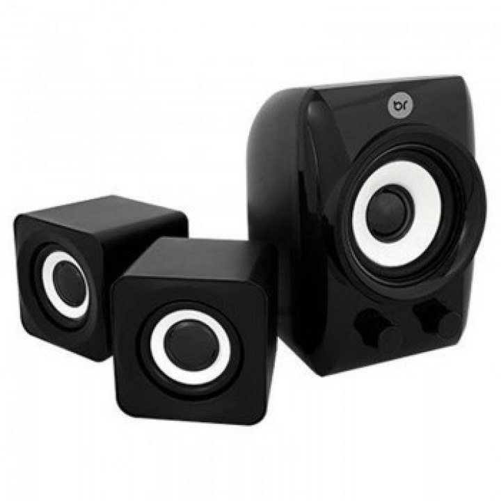 Caixa de Som Bright, USB, Mini Subwoofer, 2W RMS - 0506