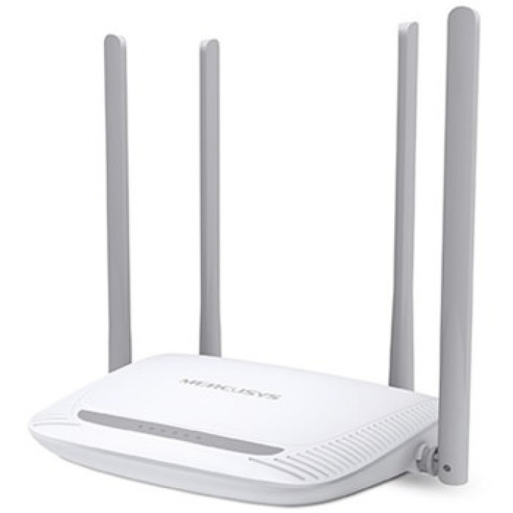 Roteador Wireless Mercusys 300MBPS, Com 4 Antenas Fixas, Branco - MW325R