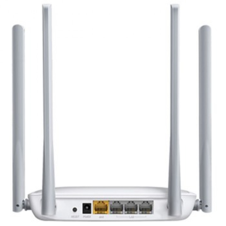 Roteador Wireless Mercusys 300MBPS, Com 4 Antenas Fixas, Branco - MW325R