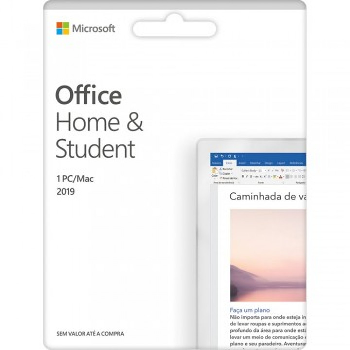 OFFICE 2019 HOME E STUDENT LICENÇA 500852 - MICROSOFT