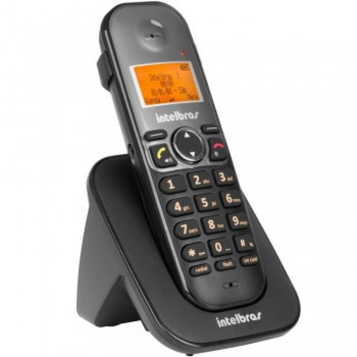 TELEFONE SEM FIO DIGITAL RAMAL TS 5121 PRETO - INTELBRAS