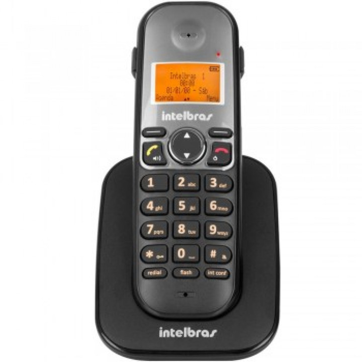 TELEFONE SEM FIO DIGITAL RAMAL TS 5121 PRETO - INTELBRAS