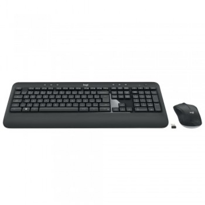 Teclado e Mouse Logitech MK540 Advanced Sem Fio Multimídia Tecnologia Unifying Cinza ABNT2 - 920-008674