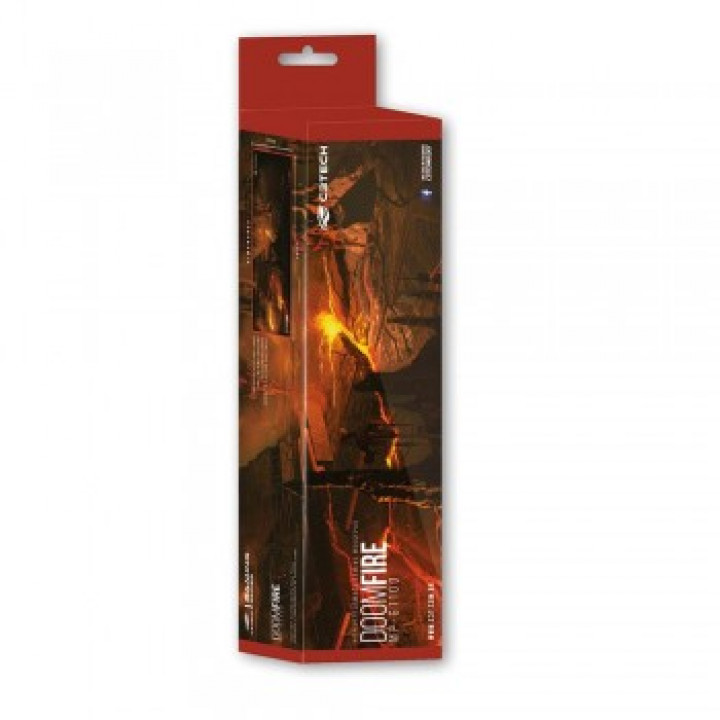 Mousepad Gamer C3 Tech Doom Fire Speed, Extra Grande (700x300mm) - MP-G1100