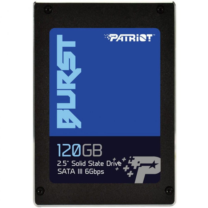 SSD Patriot, 120GB, Burst SATA 2.5", Leitura 560MB/s, Gravação 540MB/s - PBU120GS25SSDR
